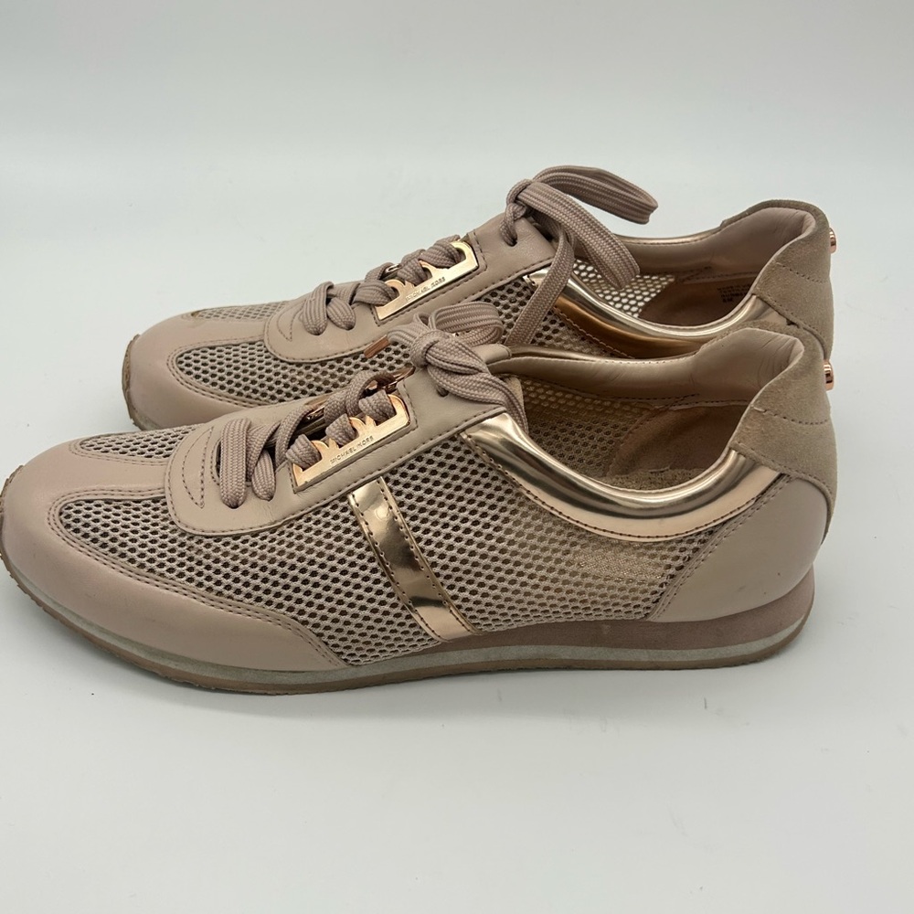 MICHAEL Michael Kors  Maggie Blush Pink Sneakers 8 - Picture 6 of 15